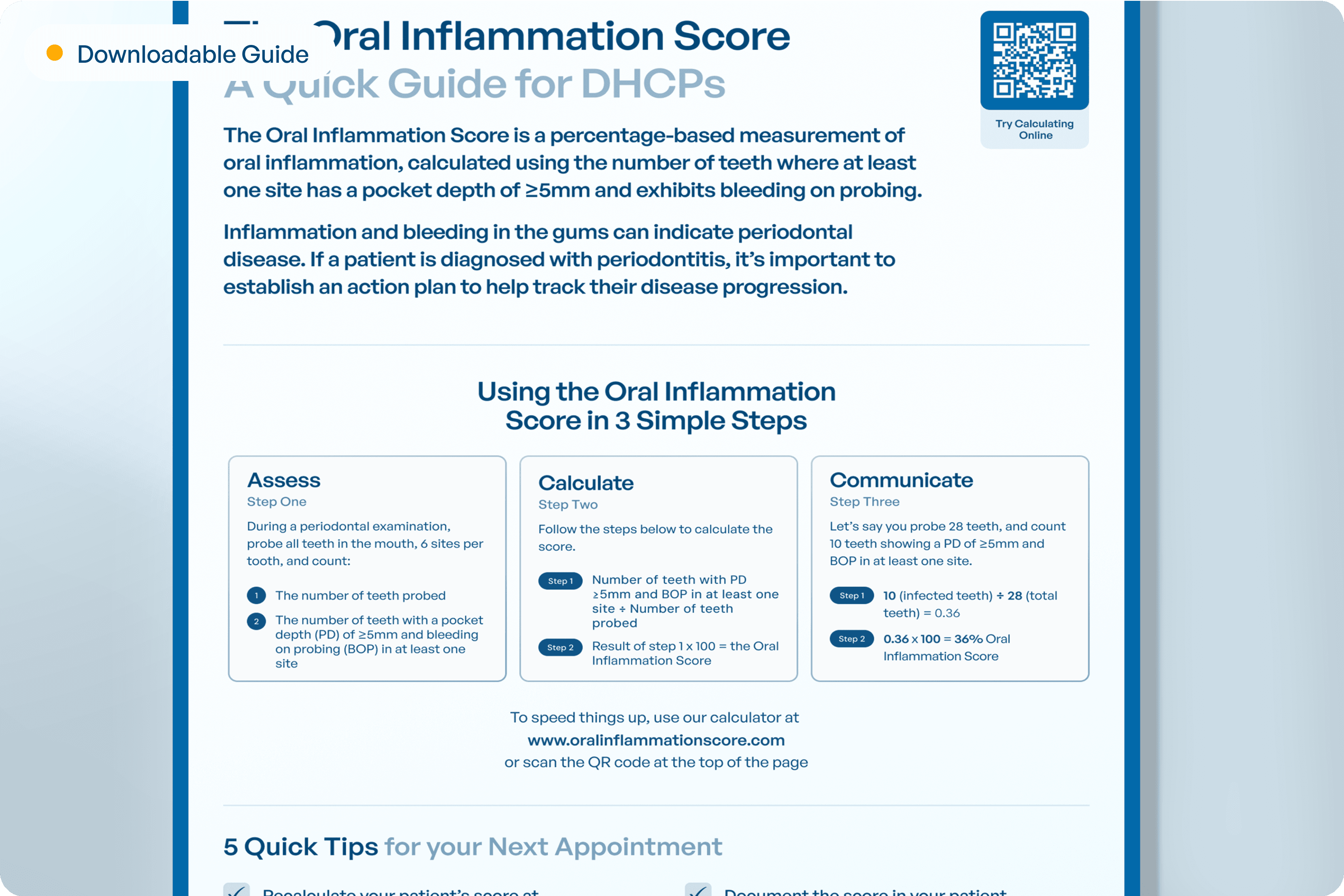 A Guide to Using the Oral Inflammation Score